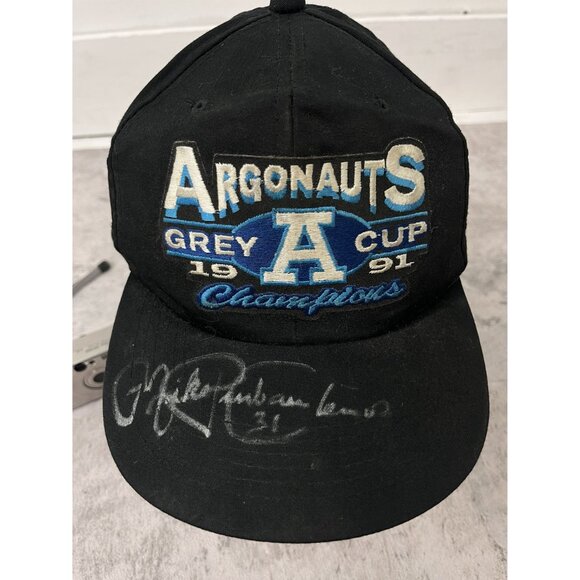 Vintage 1991 Toronto Argonauts X Starter Signed Baseball Hat - Picture 2 of 5